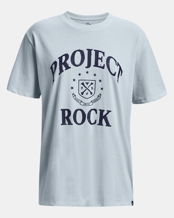เสื้อยืดมีน้ำหนัก Project Rock Campus สำหรับผู้หญิง in Blue image number 4